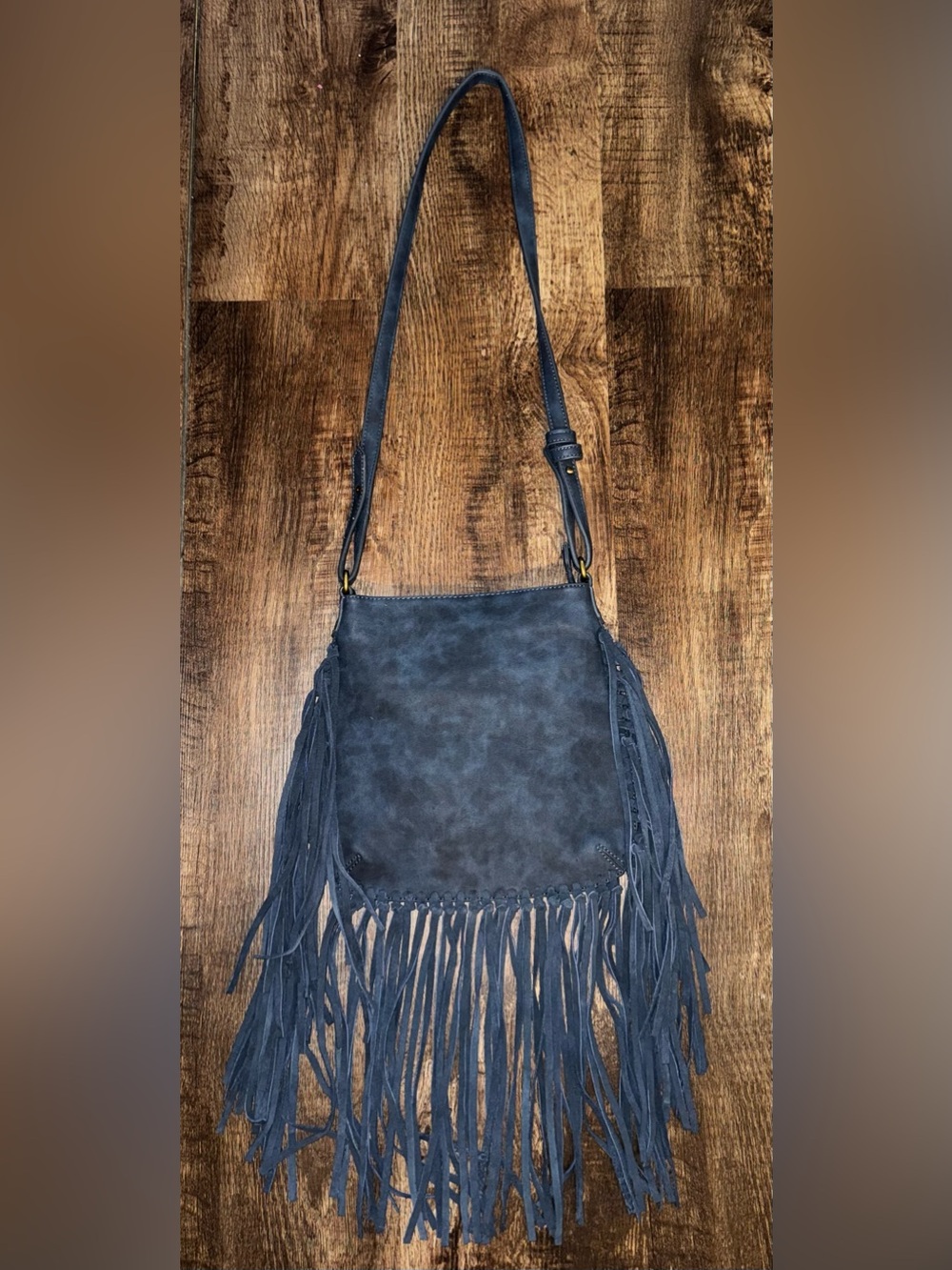 SHIRALEAH Suede Crossbody Bag EUC